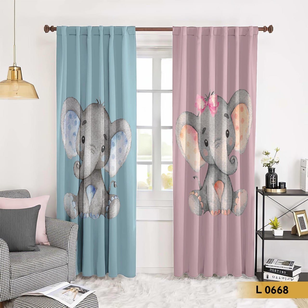 ستارة قطيفة أطفال برسومات كرتونية لطيفة – موديل L 0668